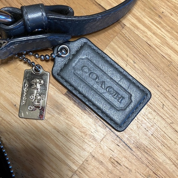 Coach SoHo Signature canvas shoulder bag with two tags. - Picture 4 of 11